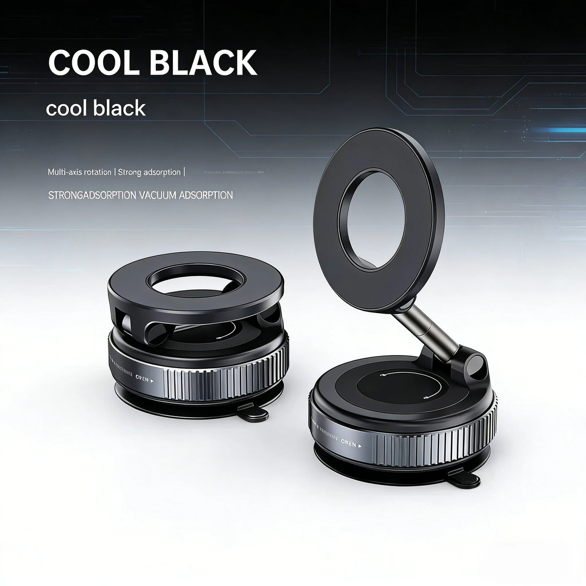 Support de téléphone magnétique puissant pliable Design 360°